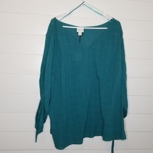 Target Ava & Viv Blouse 3X NWT